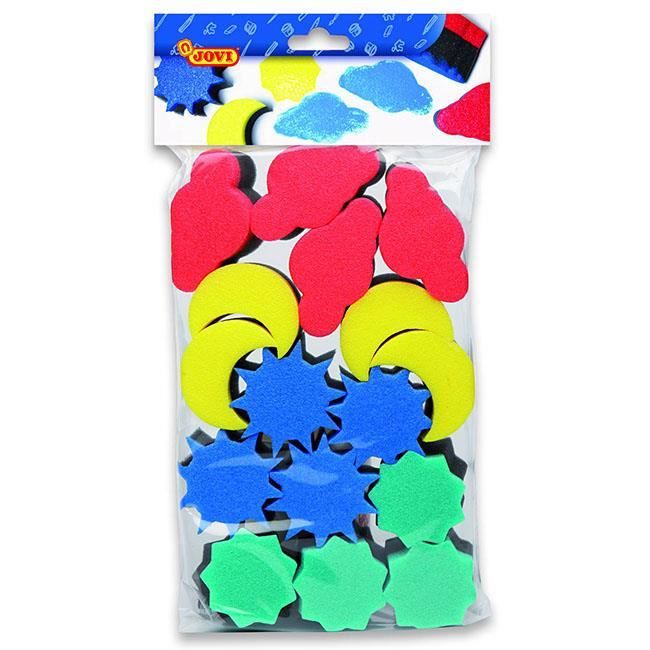 16 éponges tampon mousse motif thème Ciel