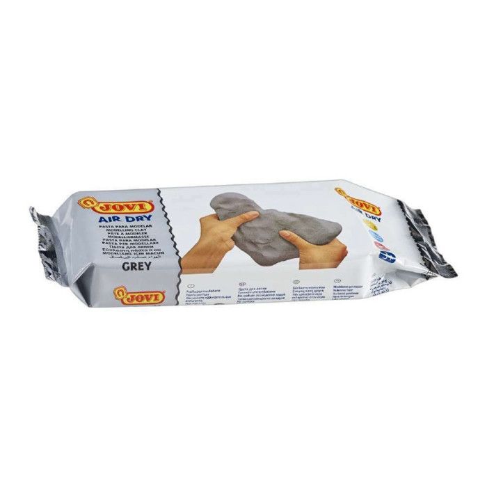 PÂTE A MODELER AUTODURCISSANTE 500GR GRISE - JOVI