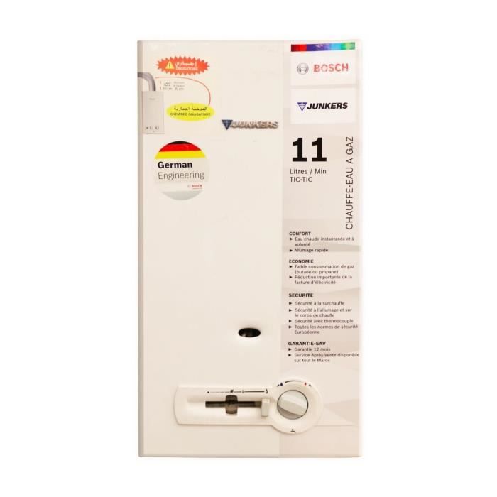 Chauffe eau à gaz JUNKERS W250 2KE 11L