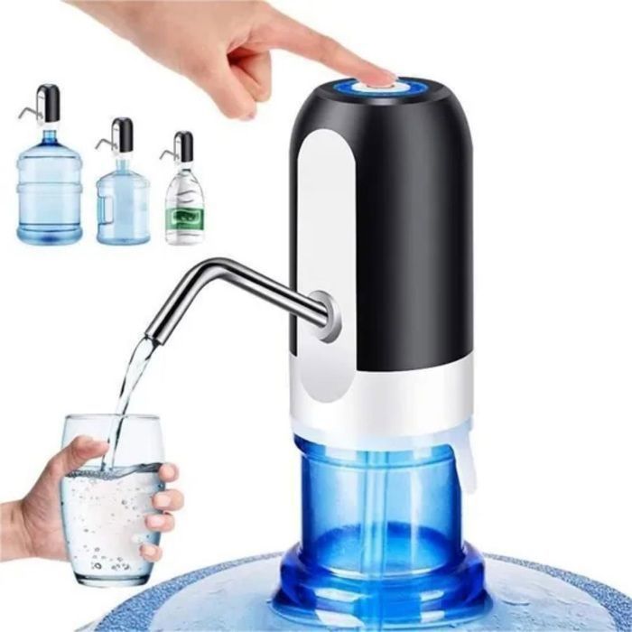Pompe à Bouteille d'Eau, Distributeur d'eau électrique en Bouteille, USB chargeant Pompe à Eau Portable Commutateur de Bouteille