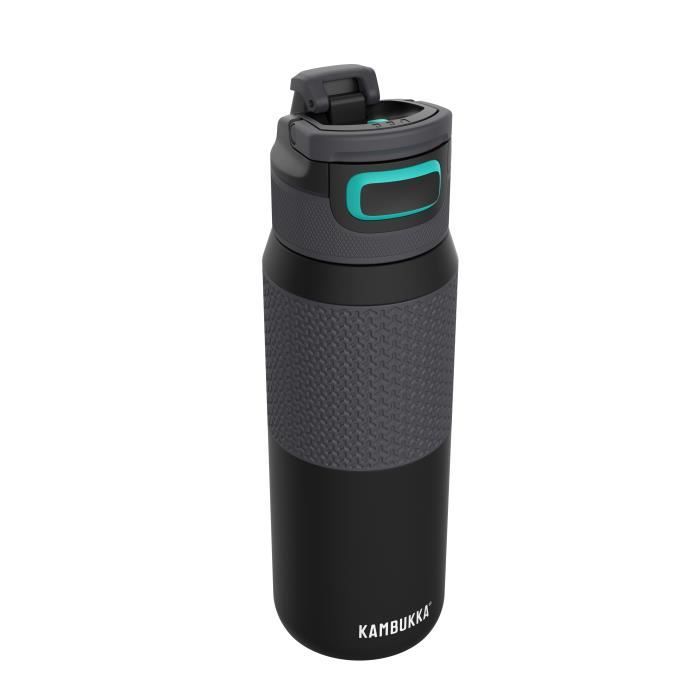 KAMBUKKA Bouteille Isotherme en Acier Inoxydable (750ml) - Thermos Etanche: Technologie Snapclean®  - ELTON INSULATED Nightfall