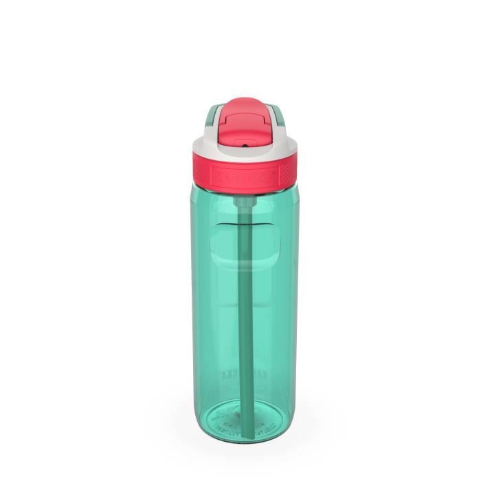 KAMBUKKA Gourde en Tritan (750ml) - Étanche - Anti-tâches / Odeurs - Lavable au Lave-vaiselle - Bouteille Anti-déversements - Vert