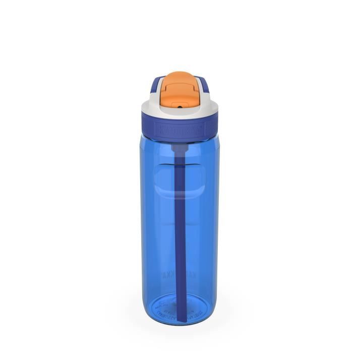 KAMBUKKA Gourde en Tritan (750ml) - Étanche - Anti-tâches / Odeurs - Lavable au Lave-vaiselle - Bouteille Anti-déversements - Bleu