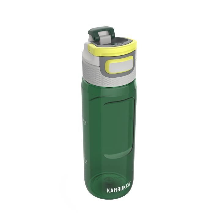 KAMBUKKA Bouteille en Tritan (750ml) - Étanche - Anti-tâches et Odeurs - Lavable au Lave-vaiselle - Gourde Anti-déversements - Vert