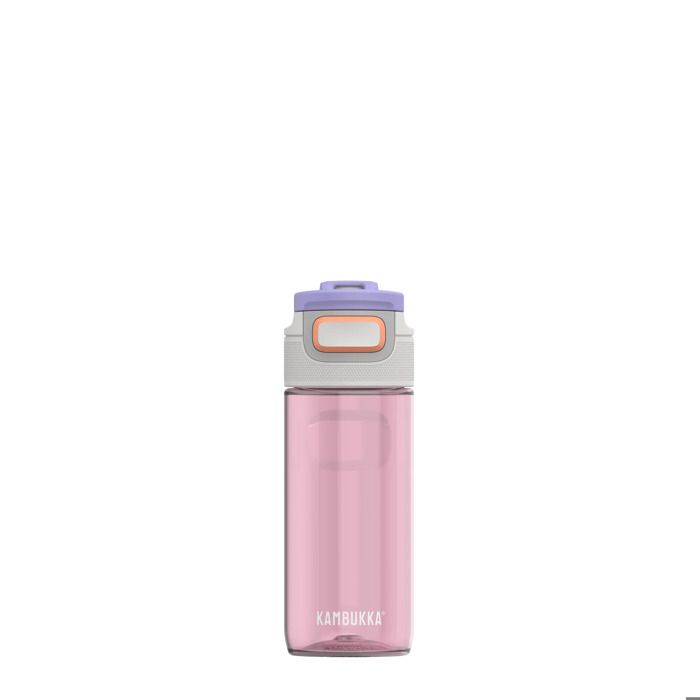 KAMBUKKA Bouteille en Tritan 500ml - Anti-tâches et Odeurs - Lavable au Lave-vaiselle - Gourde Anti-déversements - Barely Blush