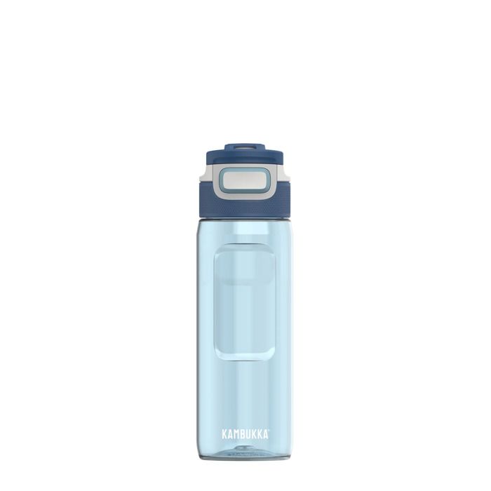 KAMBUKKA Bouteille en Tritan 750ml - Anti-tâches et Odeurs - Lavable au Lave-vaiselle - Gourde Anti-déversements - Crystal Blue