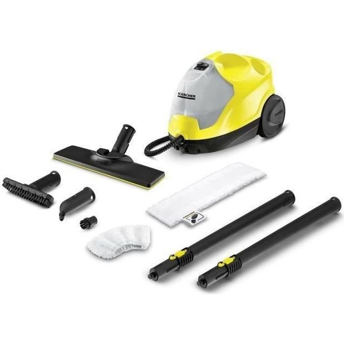 Karcher SC4 Easyfix - Nettoyeur vapeur autonomie illimitée - 2000 w 3.5 bars - Elimine jusqu’à 99.99 % des virus et bactéries