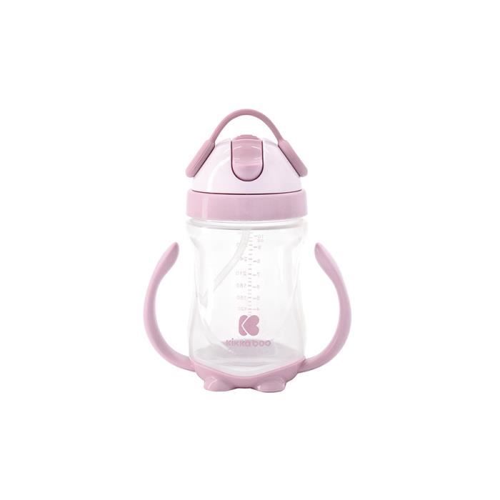 Tasse à paille 300ml Rose