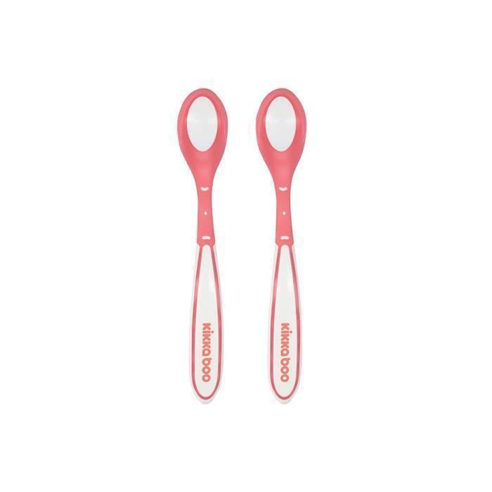 Cuillères à détection de chaleur Boo 2pcs Rose