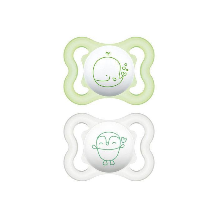 2 sucettes silicone air 0-6 mois