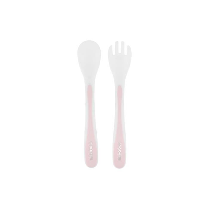 Ensemble cuillère et fourchette PP Rose