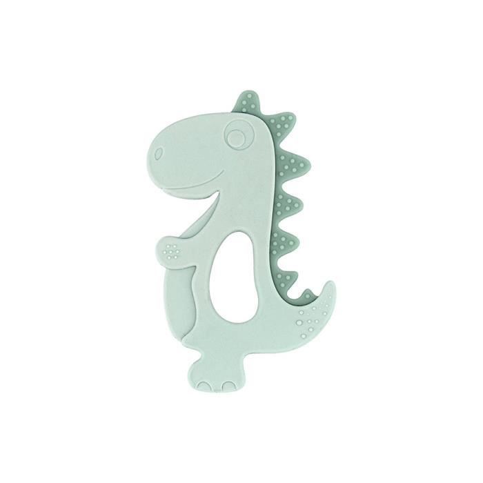 Anneau de dentition en silicone Dinosaure Mint