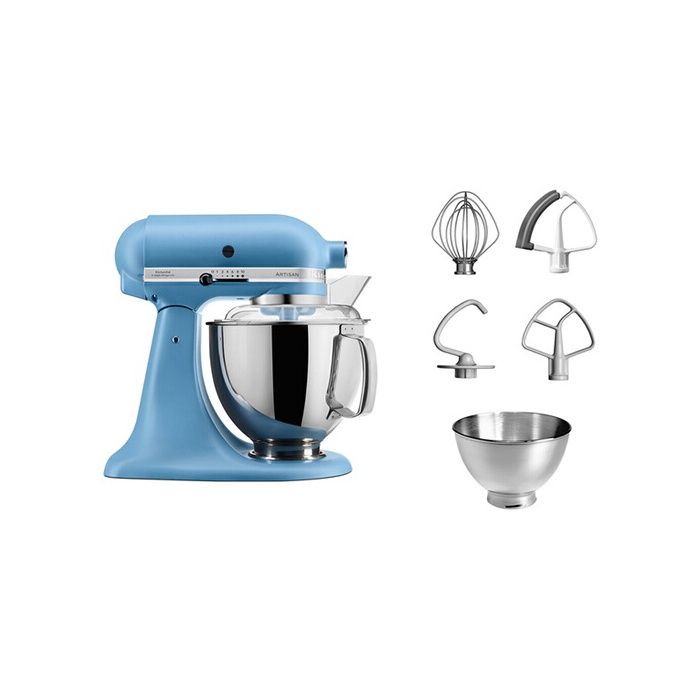 KitchenAid Artisan 5KSM175PSEVB Robot pâtissier 300 Watt bleu rétro
