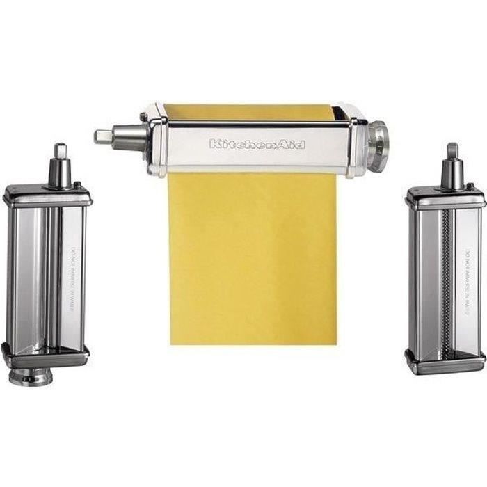 KITCHENAID - Set Machine à pâte + 2 rouleaux découpeurs - 5KSMPRA
