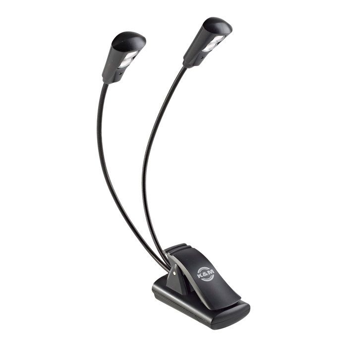 K&M 12244 - Lampe de pupitre 2 bras 2 Leds
