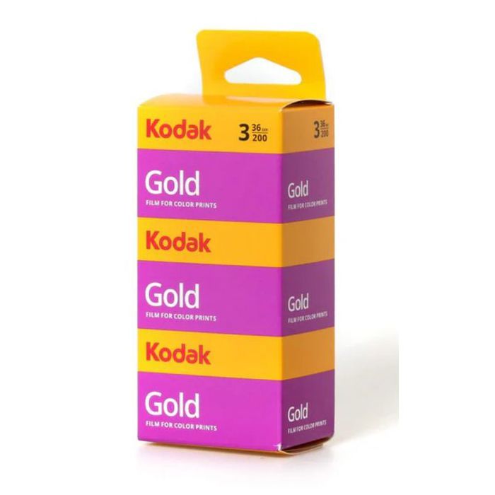 Photo Film - KODAK - Gold 200 Couleur 36 Poses – Pack de 3 pièces