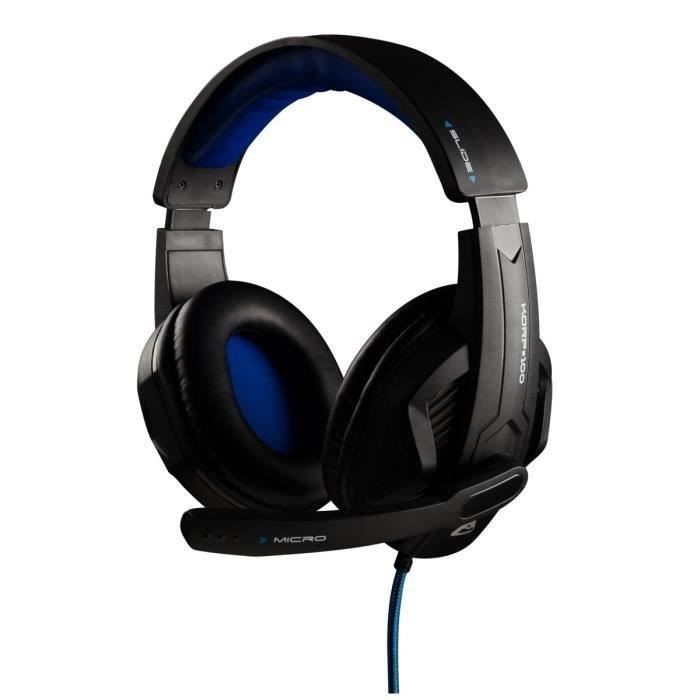 THE G-LAB Micro-Casque Gamer KORP#100 Filaire - PC/MAC/PS4/XBox One/Mobile