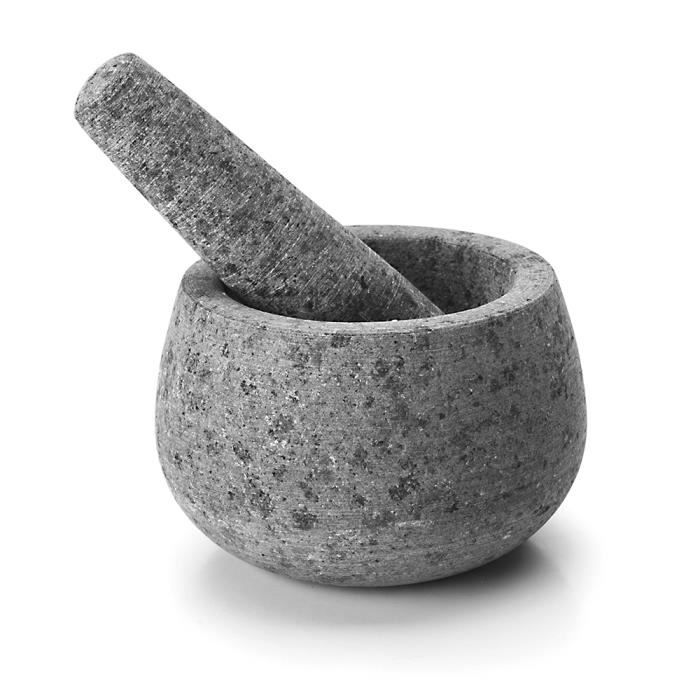 GRANIT MORTIER ET UN PILON 12X8 CMS
