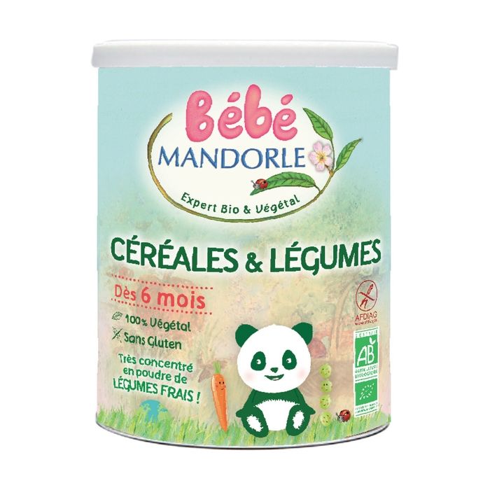 Bébé M Céréales et légumes bébé 400gr - La Mandorle
