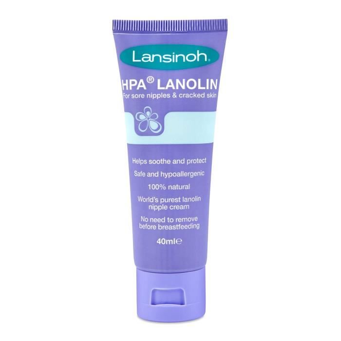 Lansinoh Crème Mamelons Lanoline - 40 ml