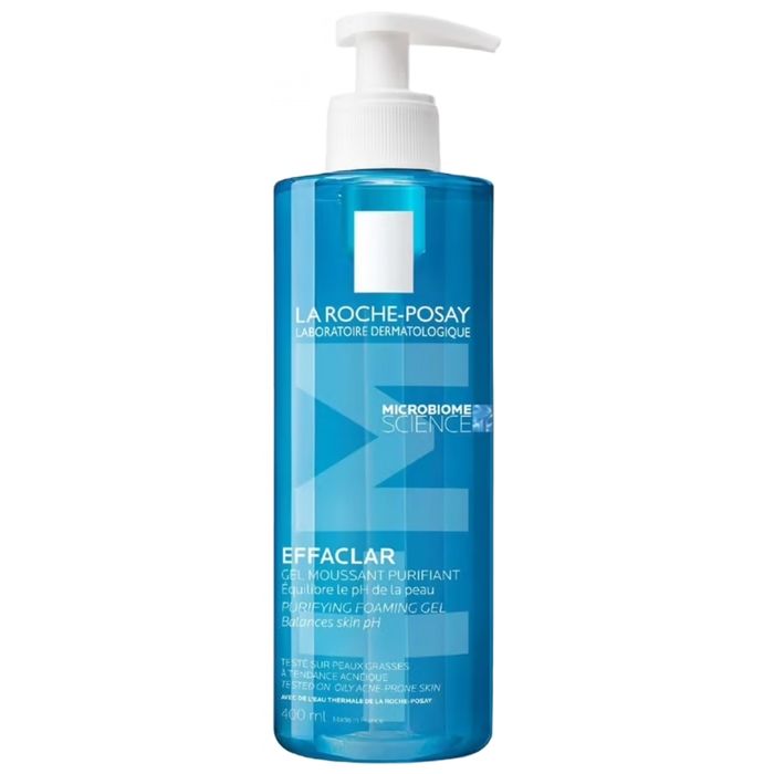 La Roche Posay Effaclar Gel Moussant Nettoyant Purifant Visage 400ml