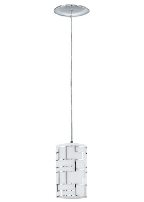 Suspension BAYMAN E27 1X60W en acier chrome 0x105x1100mm