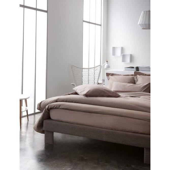 TODAY Drap plat 100% coton - 180x290 cm - Mastic