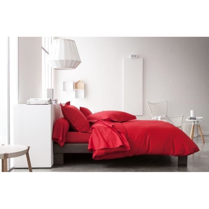 TODAY Drap plat 100% coton - 180x290 cm - Pomme d'amour
