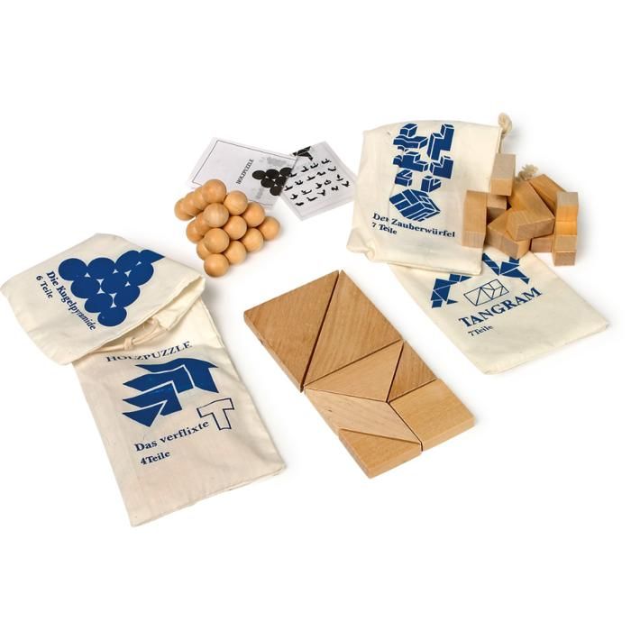Lot de 4 casse-têtes