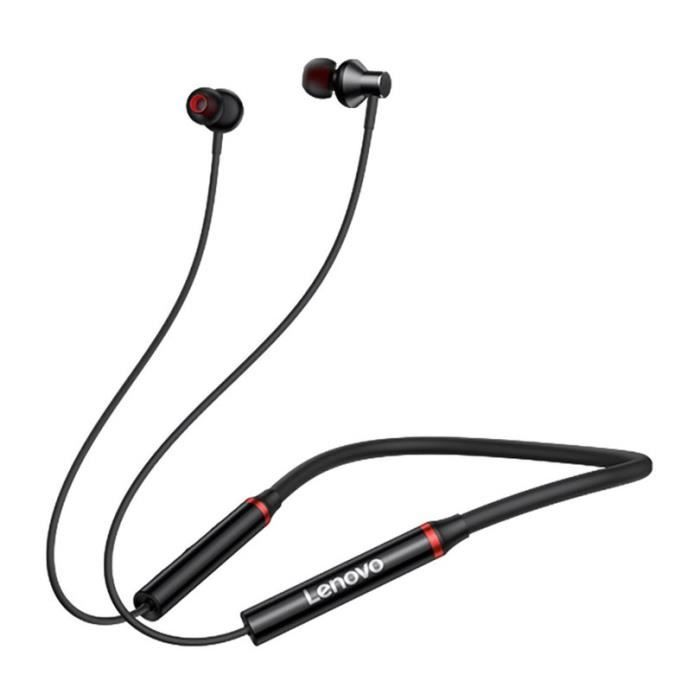 Lenovo He05x Écouteurs Sans Fil Écouteurs Bluetooth Magnétiques Écouteurs Intra-auriculaires - Noir