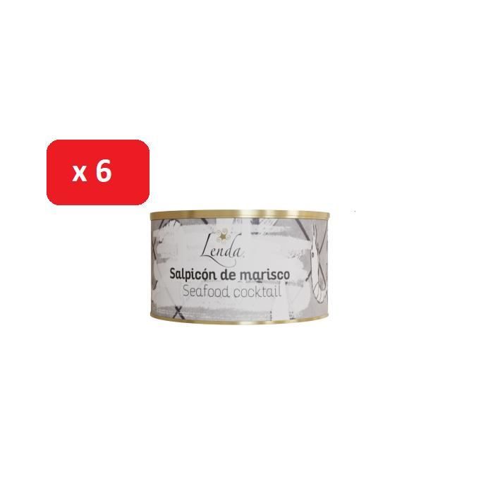6 BOITES Pâtés Seafood cocktail (Thon & Crevette): 70g ( Salade Fruit de Mer)