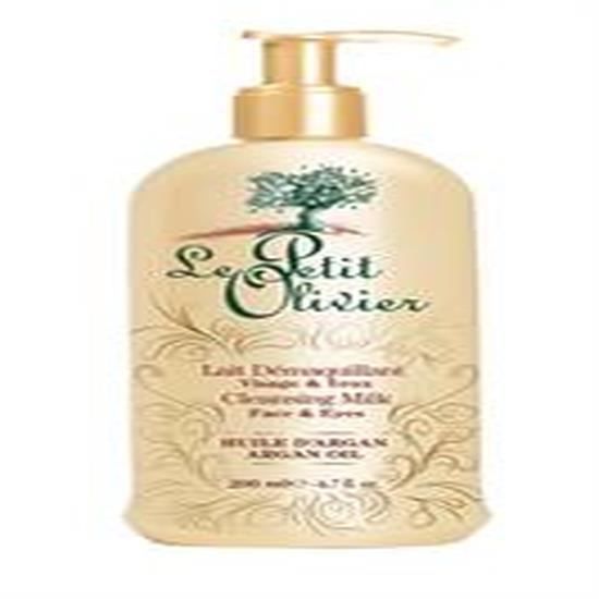 LE PETIT OLIVIER Lait démaquillant visage et yeux Huile d'Argan 200ml