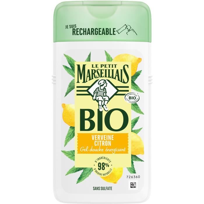 Le Petit Marseillais Bio Gel Douche Énergisant Verveine Citron 250ml