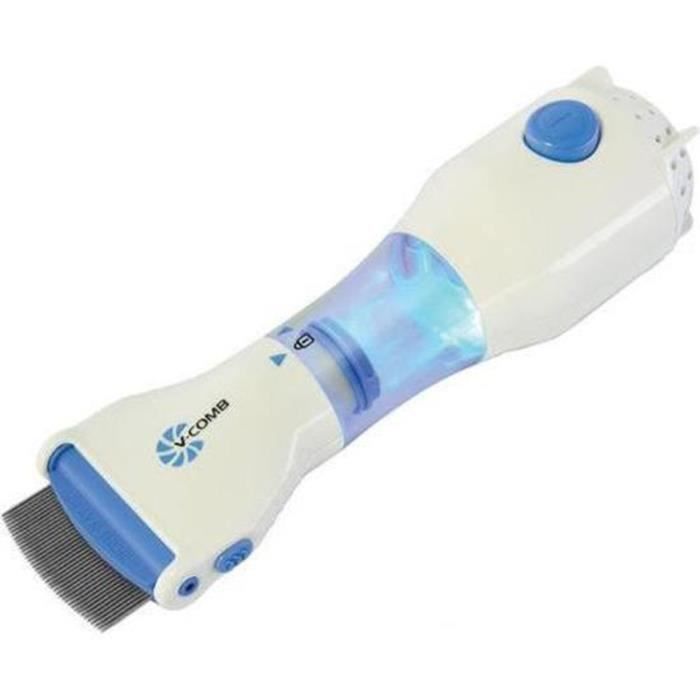 Peigne anti-poux - Non spécifié - Électrique - Blanc - Ergonomique - Réutilisable