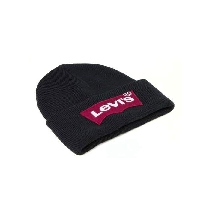 Levi's Homme Bonnet Batwing surdimensionné, Noir