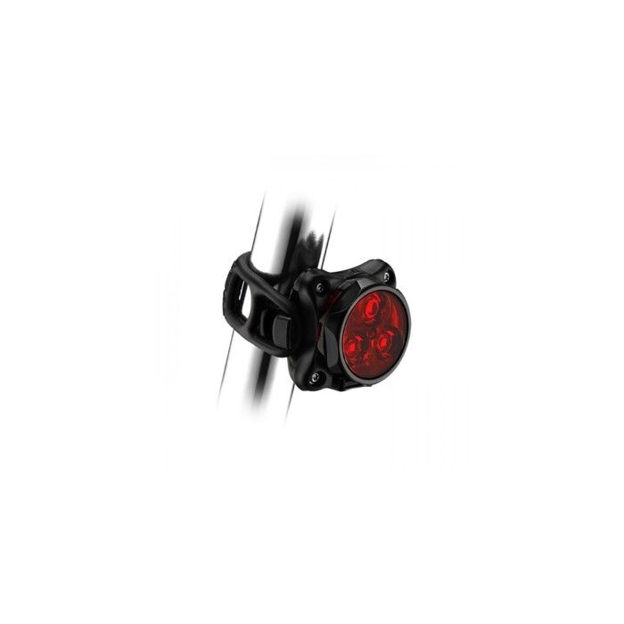 Lezyne Zecto Drive Rear, Feu arrière, Noir, Aluminium, LED, Jour, Nuit, Rouge