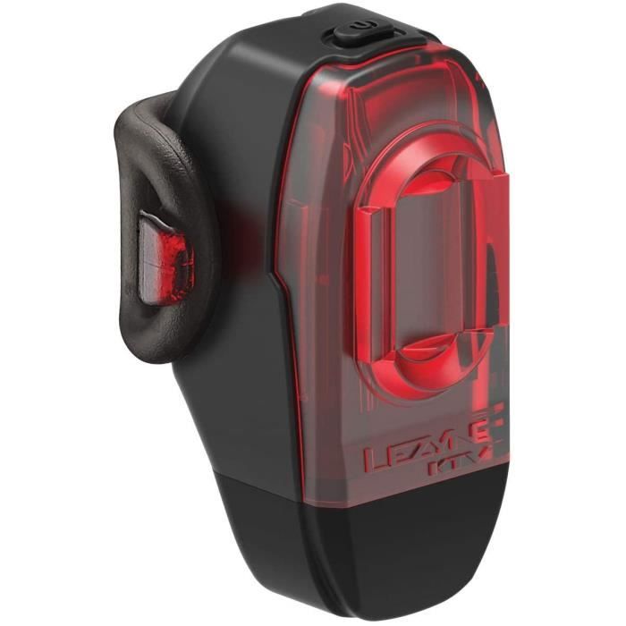 LEZYNE KTV arrière Eclairage vélo/VTT LED Rechargeable USB Mixte Adulte, Black, FR Unique (Taille Fabricant : t.One