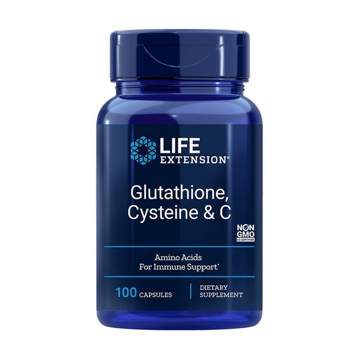 Glutathione Cysteine & C - 100 Vegetarian Capsules - Life Extension