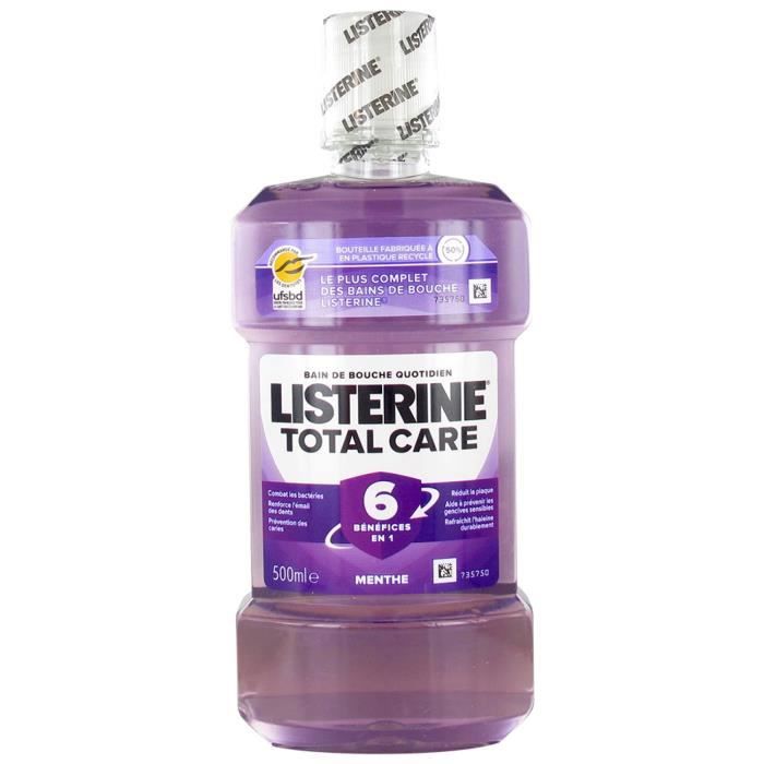 73862 Listerine Bain de Bouche Total Care 6 500 ml