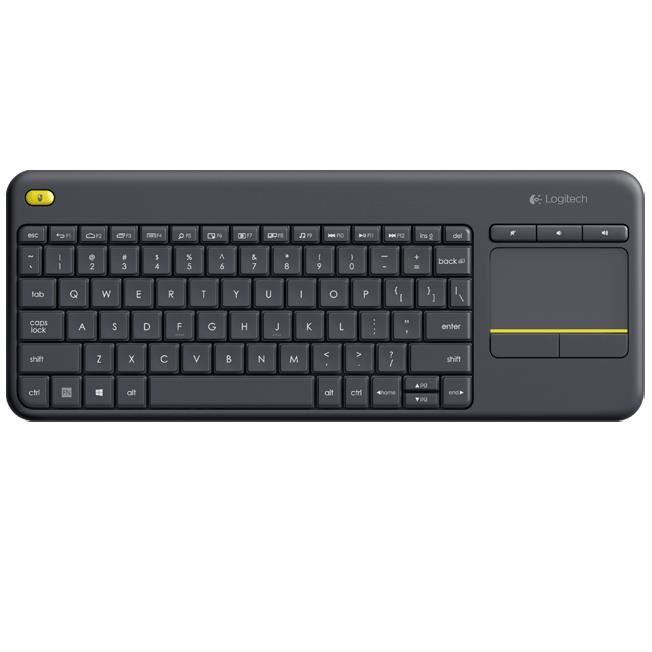 Logitech K400 Plus clavier RF sans fil QWERTY Noir
