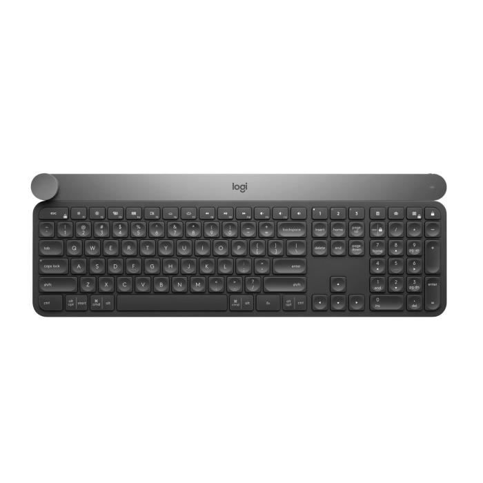 Clavier - Sans fil - Logitech - CRAFT - AZERTY - Noir
