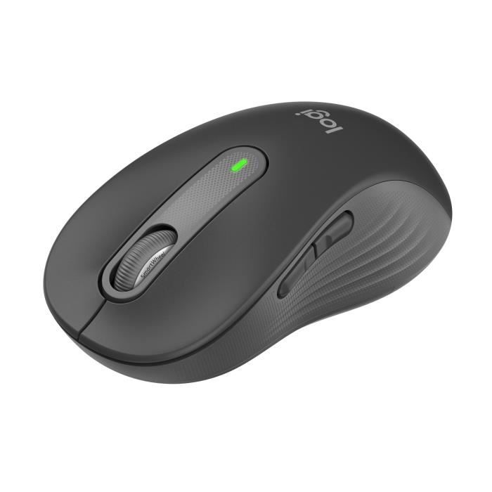 Souris Sans Fil Logitech Signature M650 L - Grande Taille Silencieuse, Bluetooth, Boutons Programmables - Graphite