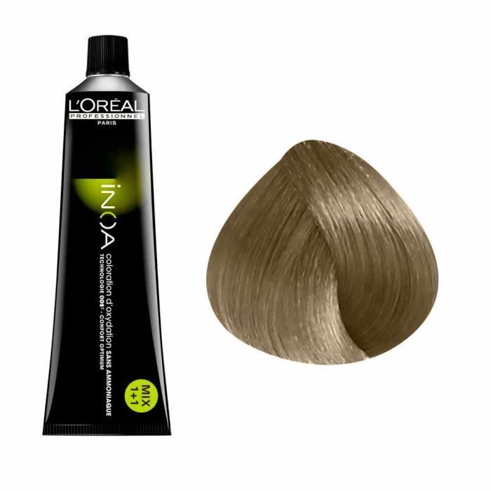 L'Oréal Professionnel Coloration d'oxydation sans ammoniaque 8.1 : Blond Clair Cendré Sans ammoniaque, 60ml