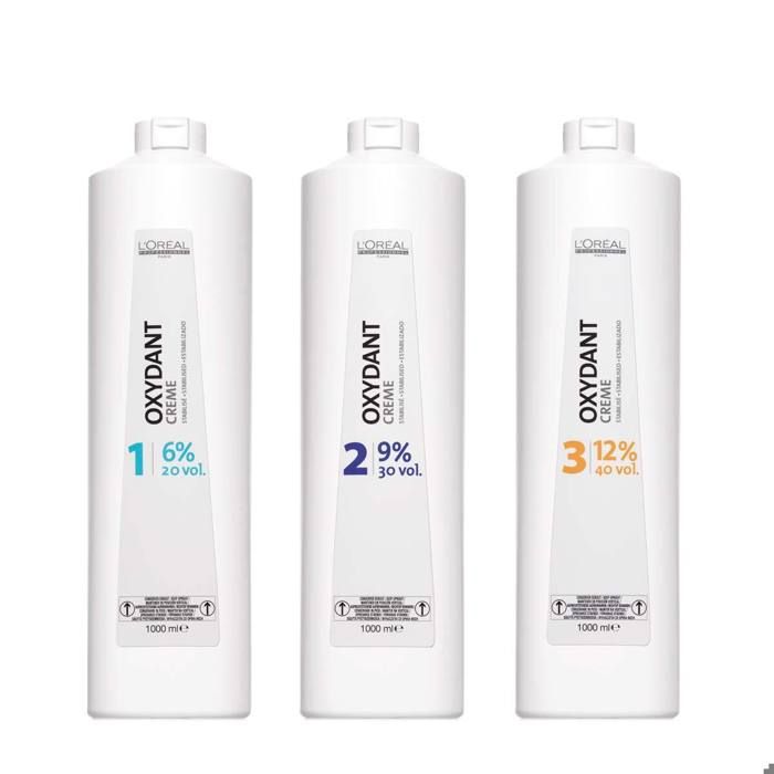 Crème oxydante - L'Oréal - Oxydant 40 Volumes - 1000 ml - Tous types de cheveux - 12% eau oxygénée