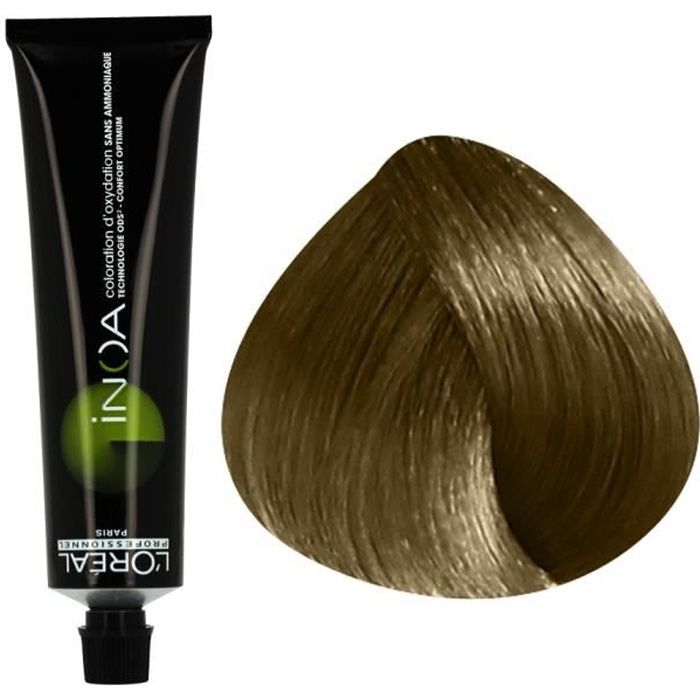 L'Oréal Professionnel Coloration d'oxydation sans ammoniaque 7.3F : Fondamentale Blond Doré Sans ammoniaque, 60ml