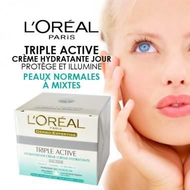 L'Oréal - Triple Active Crème hydratante peaux …
