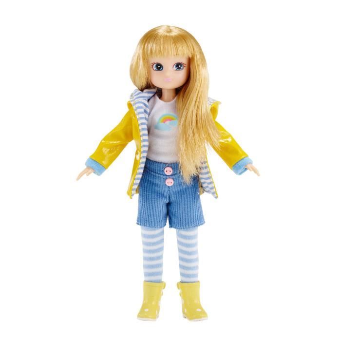Ciré Jaune Lottie - Poupée originale et saine pour enfants de 3 à 9 ans