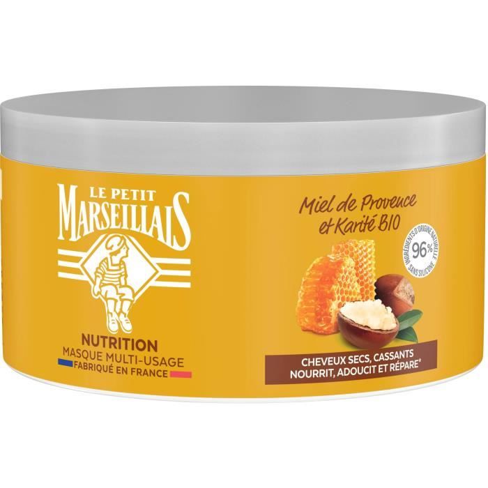 Le Petit Marseillais Masque Nutrition Miel de Provence et Karité Bio 300ml