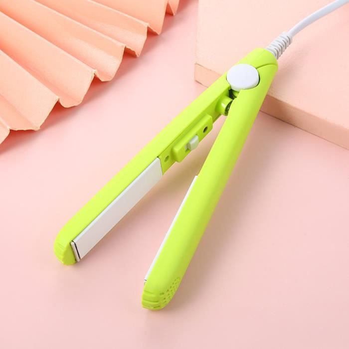 Lisseur 2023 Mini Bigoudi, Mini Bigoudi Pour Cheveux Courts, Mini Bigoudi Et Fer À Lisser 2 En 1, Mini Fer À Friser 1- Fal6