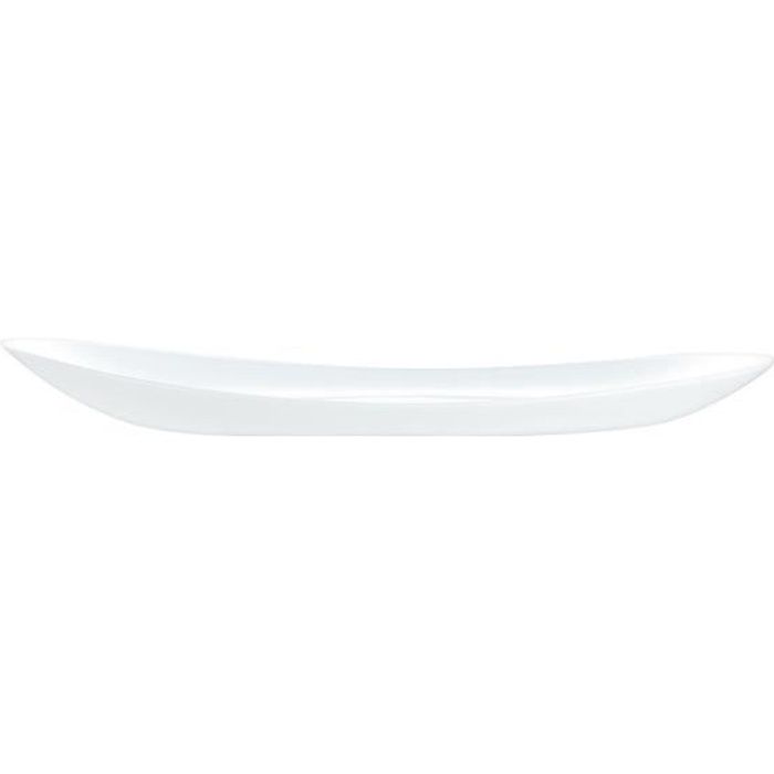 LUMINARC Lot de 6 assiettes steak Friends 30 cm blanc
